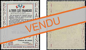 Variété A tous les Français - 0.25+0.05f écritures recto-verso