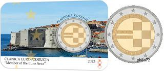 Commémorative 2 euros Croatie 2023 BU Coincard - 10 ans de l'adhésion à l'UE