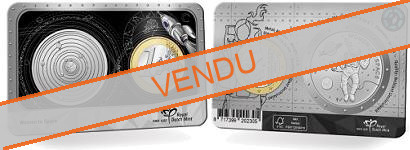 Coincard officiel 1 euro + Médaille Pays-Bas 2023 BU - Woman in space