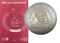 Commémorative 2 euros Italie 2024 BU Coincard - Rita Levi Montalcini