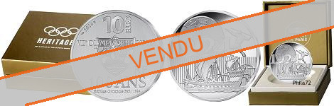 Commémorative 10 euros Argent 100 Ans des VIIIème Olympiades France 2024 BE - Monnaie de Paris