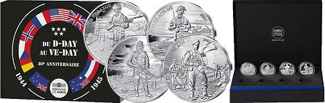 Coffret Collector 10 euros Argent D-Day au VE-Day 2024 Belle Epreuve - Monnaie de Paris