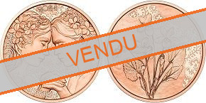 Commémorative 10 euros Cuivre Autriche 2024 UNC - La Violette