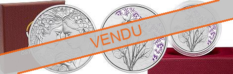 Commémorative 10 euros Argent Autriche 2024 BE - La Violette