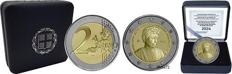 Commémorative 2 euros Grèce 2024 BE - 150 Ans de Penelope Delta