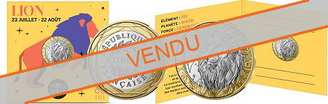 Commémorative 5 euros Astrologie Lion 2025 - Monnaie de Paris