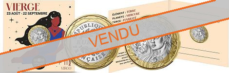 Commémorative 5 euros Astrologie Vierge 2025 - Monnaie de Paris