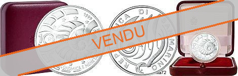 Commémorative 10 euros Argent Saint-Marin 2009 BE - Union Monétaire Européenne