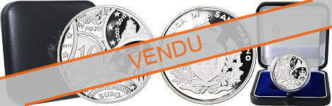 Commémorative 10 euros Argent Saint-Marin 2011 BE - Introduction de l'Euro