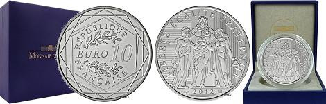 Commémorative 10 euros Argent Hercule France 2012 BE - Monnaie de Paris