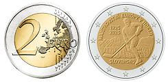 Commémorative 2 euros Slovaquie 2025 BU Coincard - Hockey sur glace (en prévente)