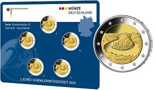 Commémorative 2 euros Allemagne 2025 BU Coincard - Région du Saarland - 5 ateliers (en prévente)