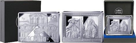 Commémorative 50 euros Argent Oopjen et Marten de Rembrandt 2025 BE - Monnaie de Paris