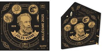 Coffret série monnaies euro France miniset 2025 BU - Jules Verne (en prévente)