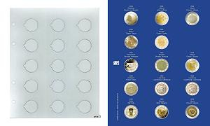 Feuille préimprimée numismatique TOPset 2 euros commémoratives 2024-2025 - 1ère partie (en prévente)