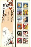 Bande Dessinée BD 1988 - carnet de 12 timbres