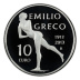 Commémorative 10 euros Argent Saint-Marin 2013 BE - Emilio Greco 2